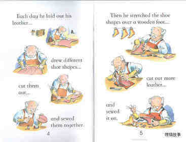 Elves And The Shoe Maker绘本故事第4页