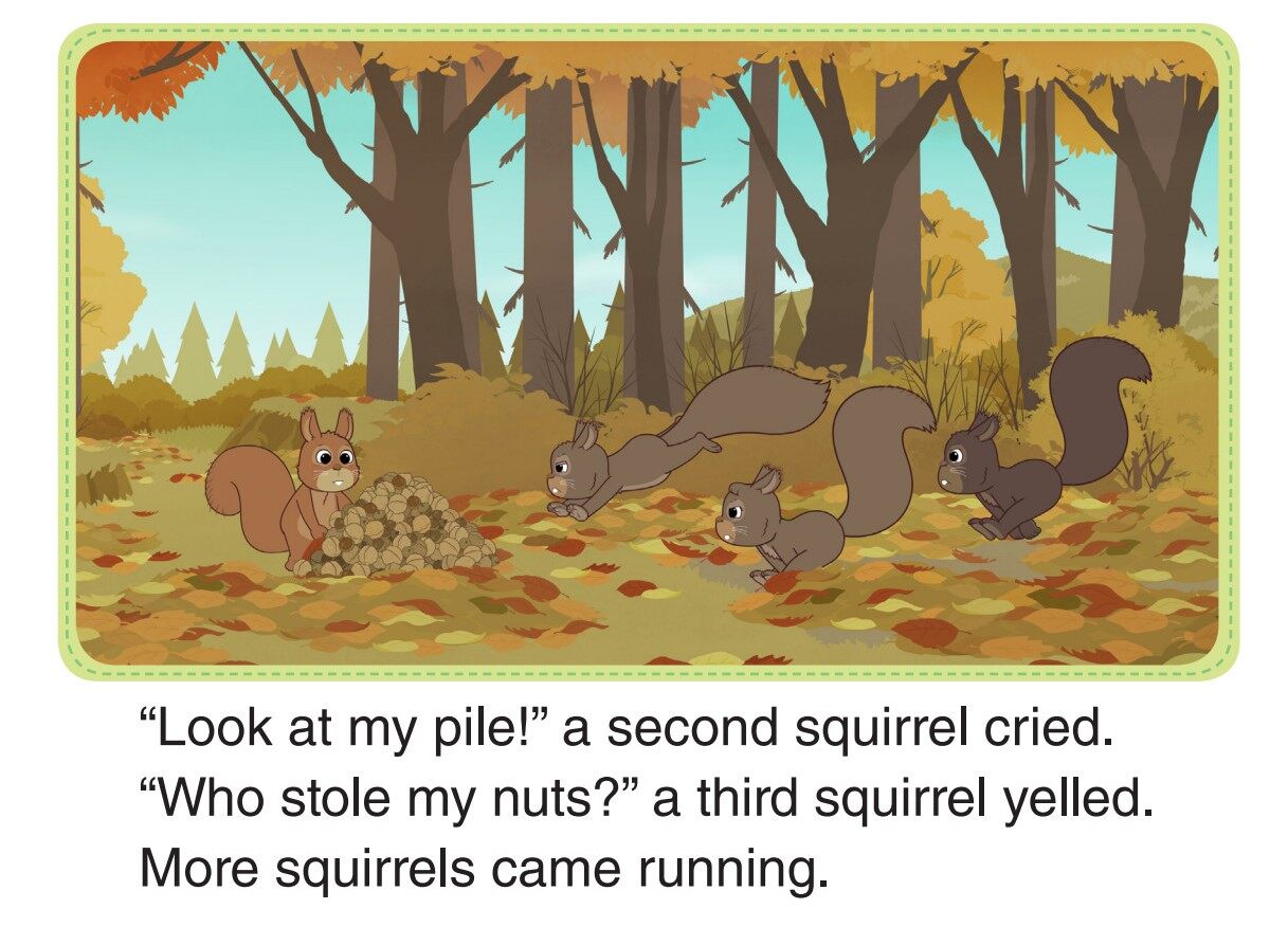 Peter and Benjamin Have a Feast 2_The Nut Thief绘本故事第5页