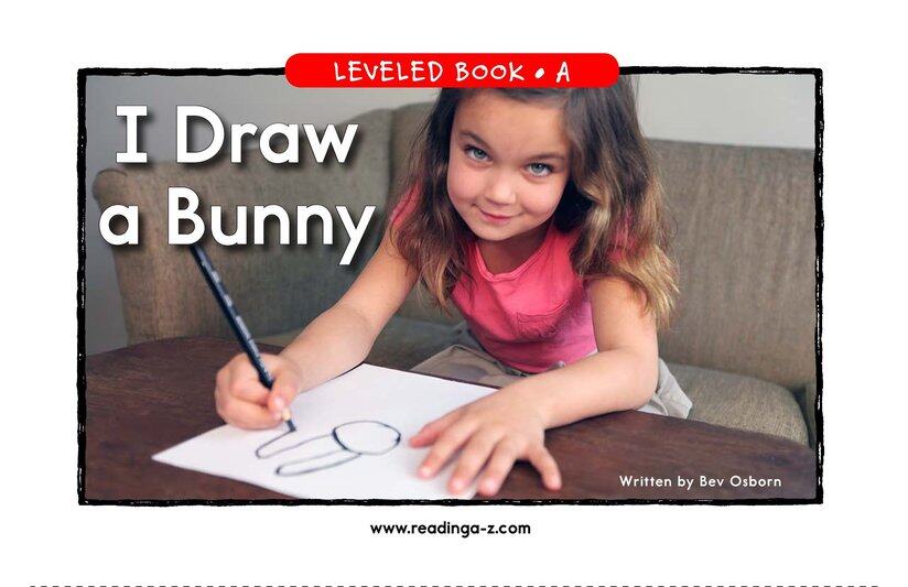 I Draw a Bunny绘本故事第2页