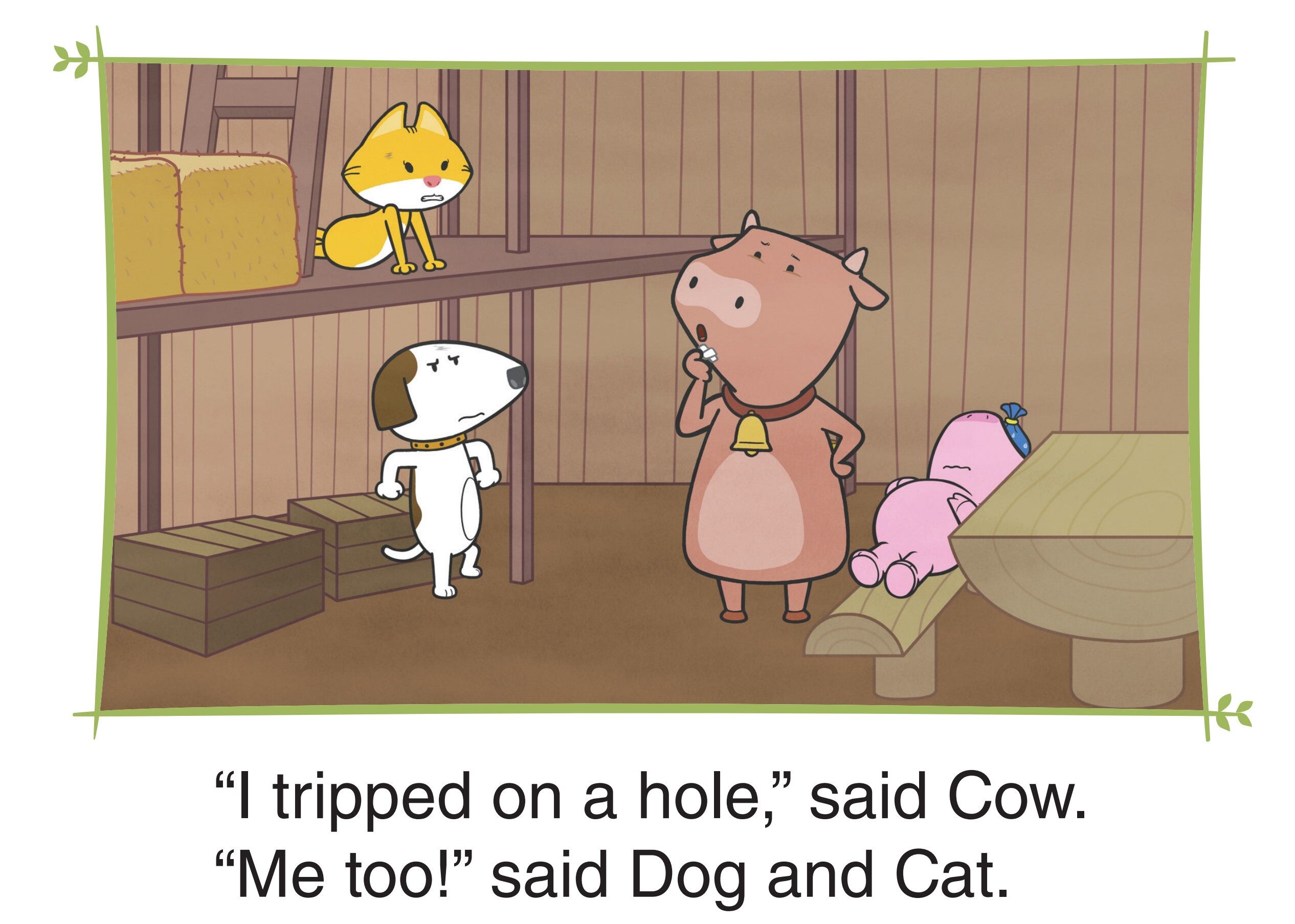 A New Friend on the Farm绘本故事第2页