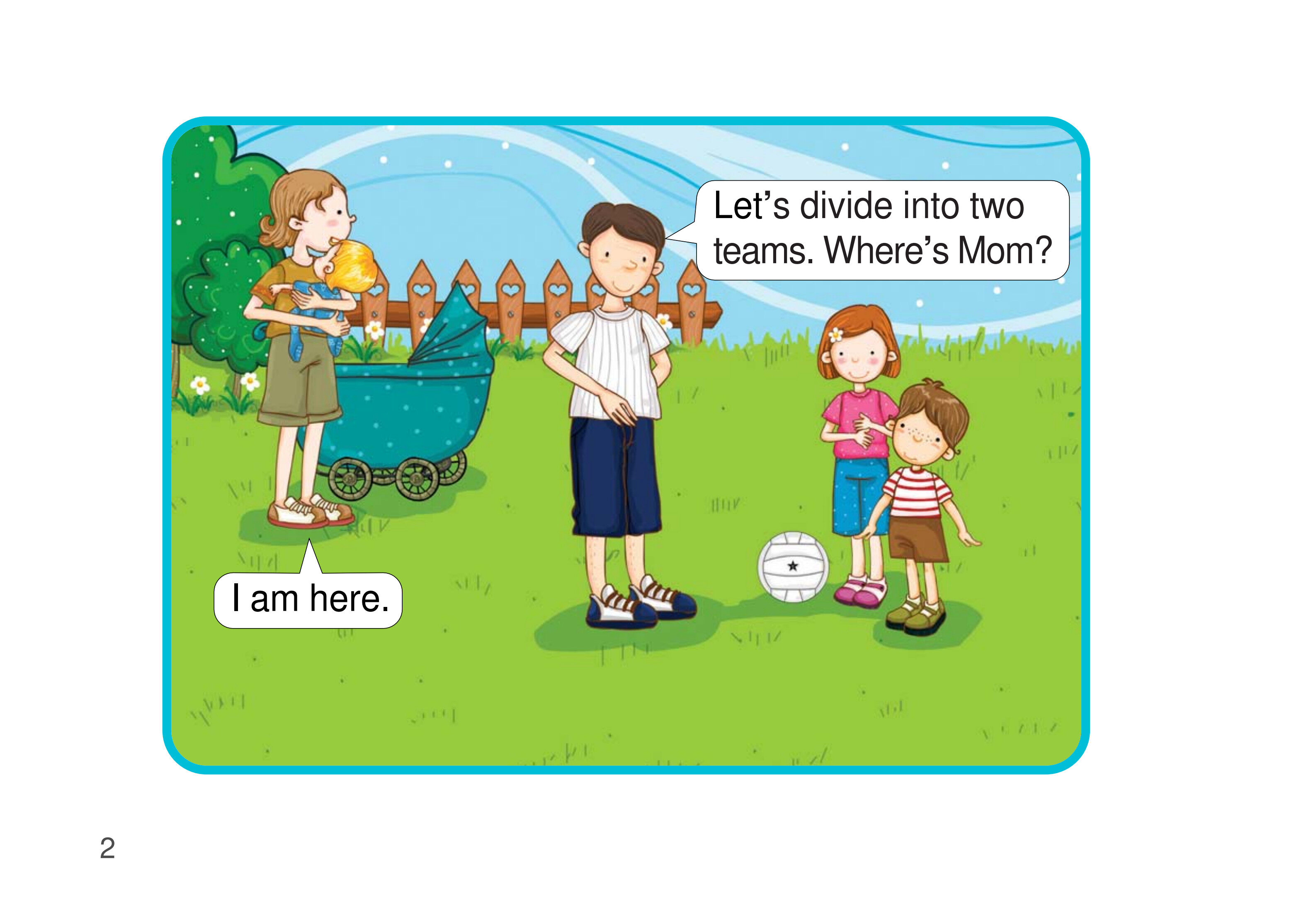 Dodge the Ball!绘本故事第3页