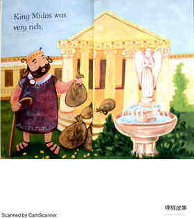 King Midas and the Gold绘本故事第3页