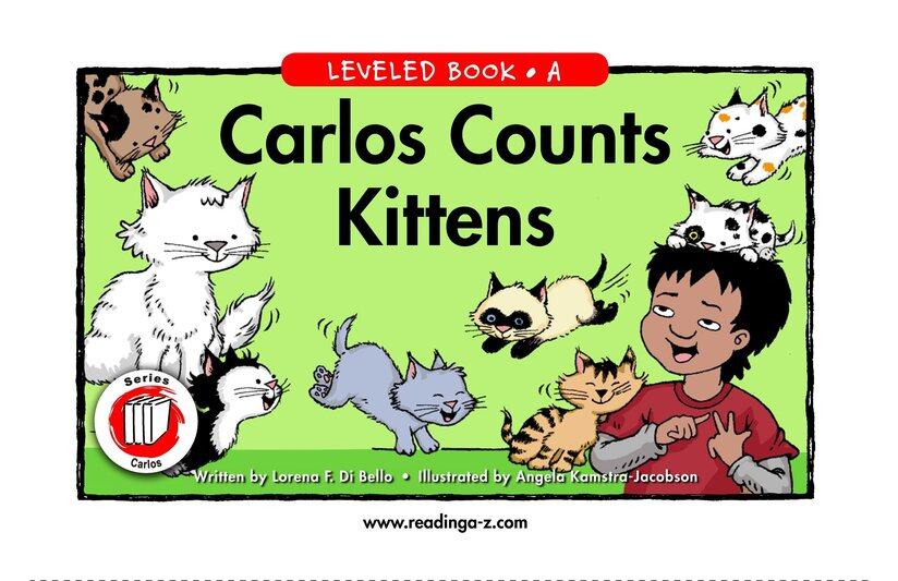 Carlos Counts Kittens绘本故事第2页