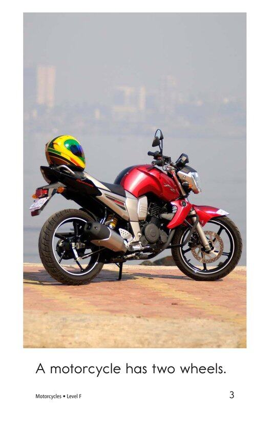 Motorcycles绘本故事第3页