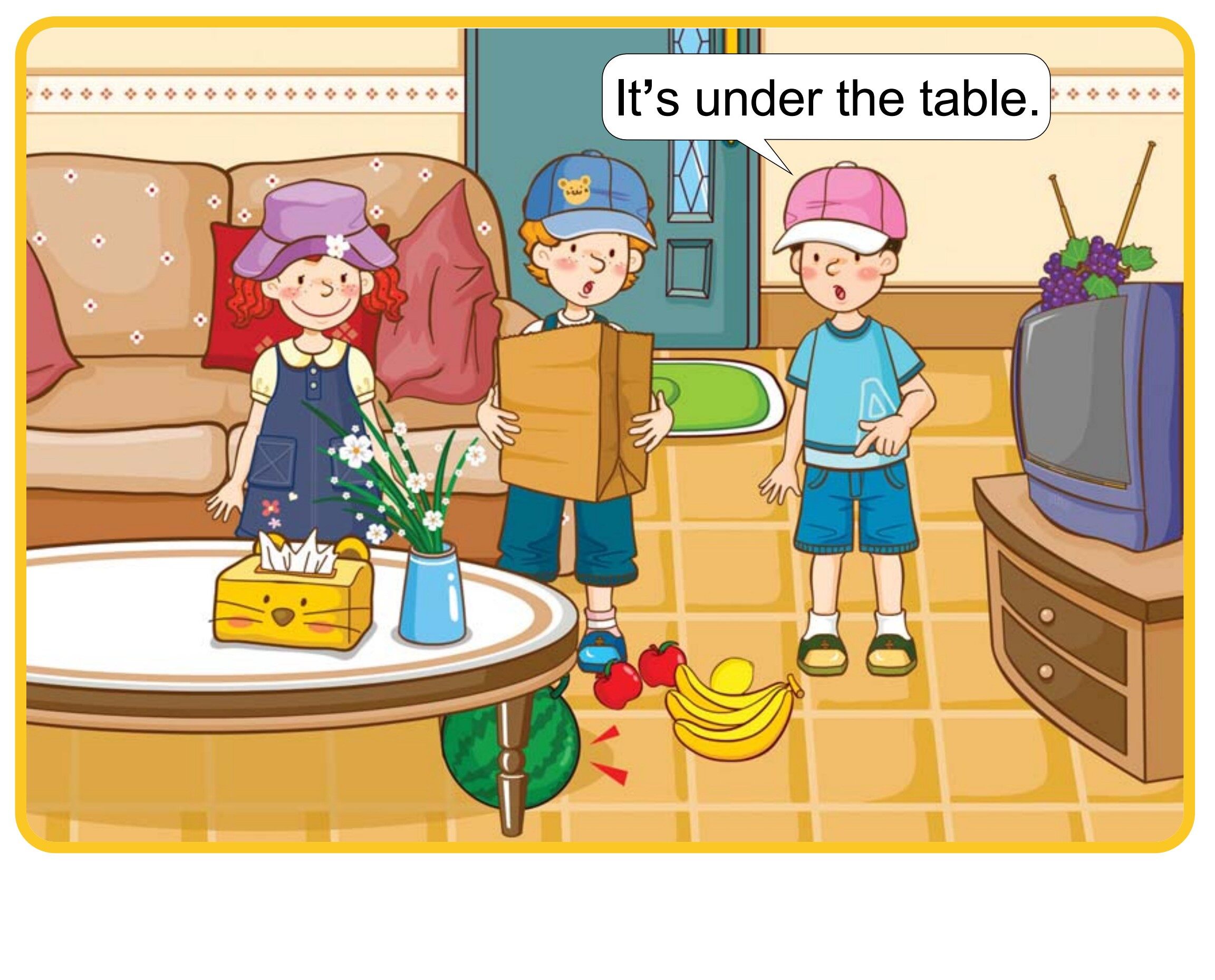 Where's the Watermelon?绘本故事第4页