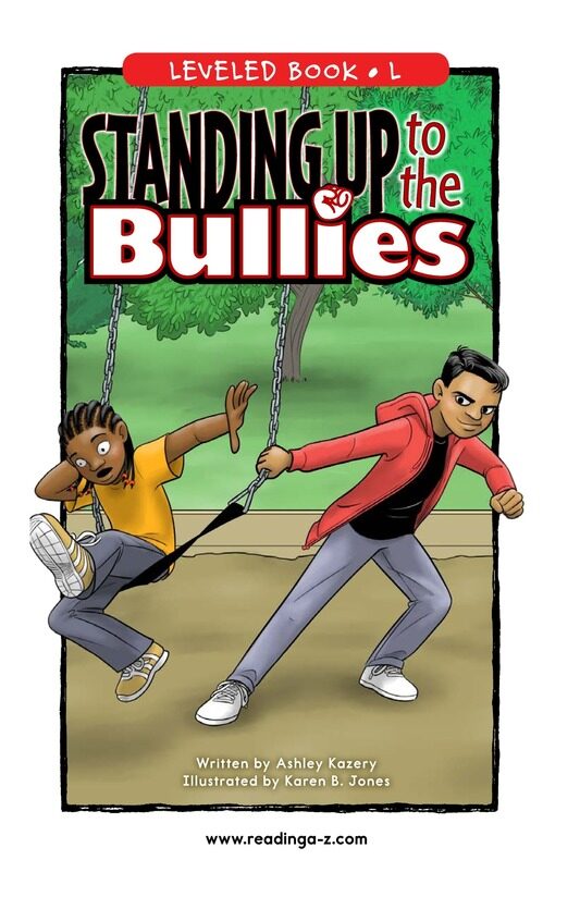 Standing Up to the Bullies绘本故事第2页