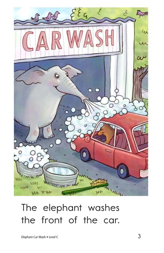Elephant Car Wash绘本故事第3页
