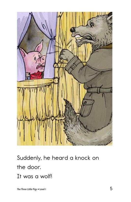 The Three Little Pigs绘本故事第5页