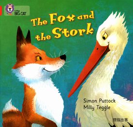 The Fox and the Stork绘本故事第2页
