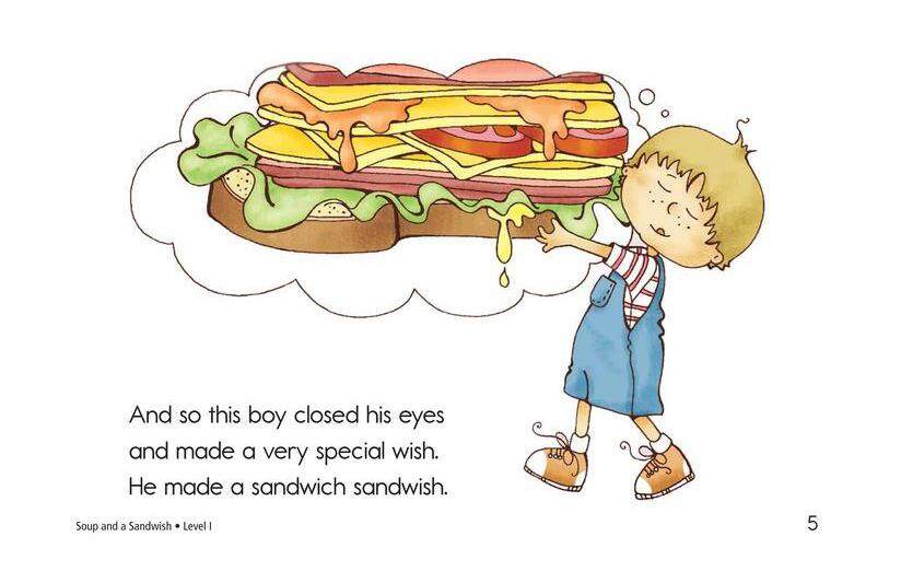 Soup and a Sandwish绘本故事第5页