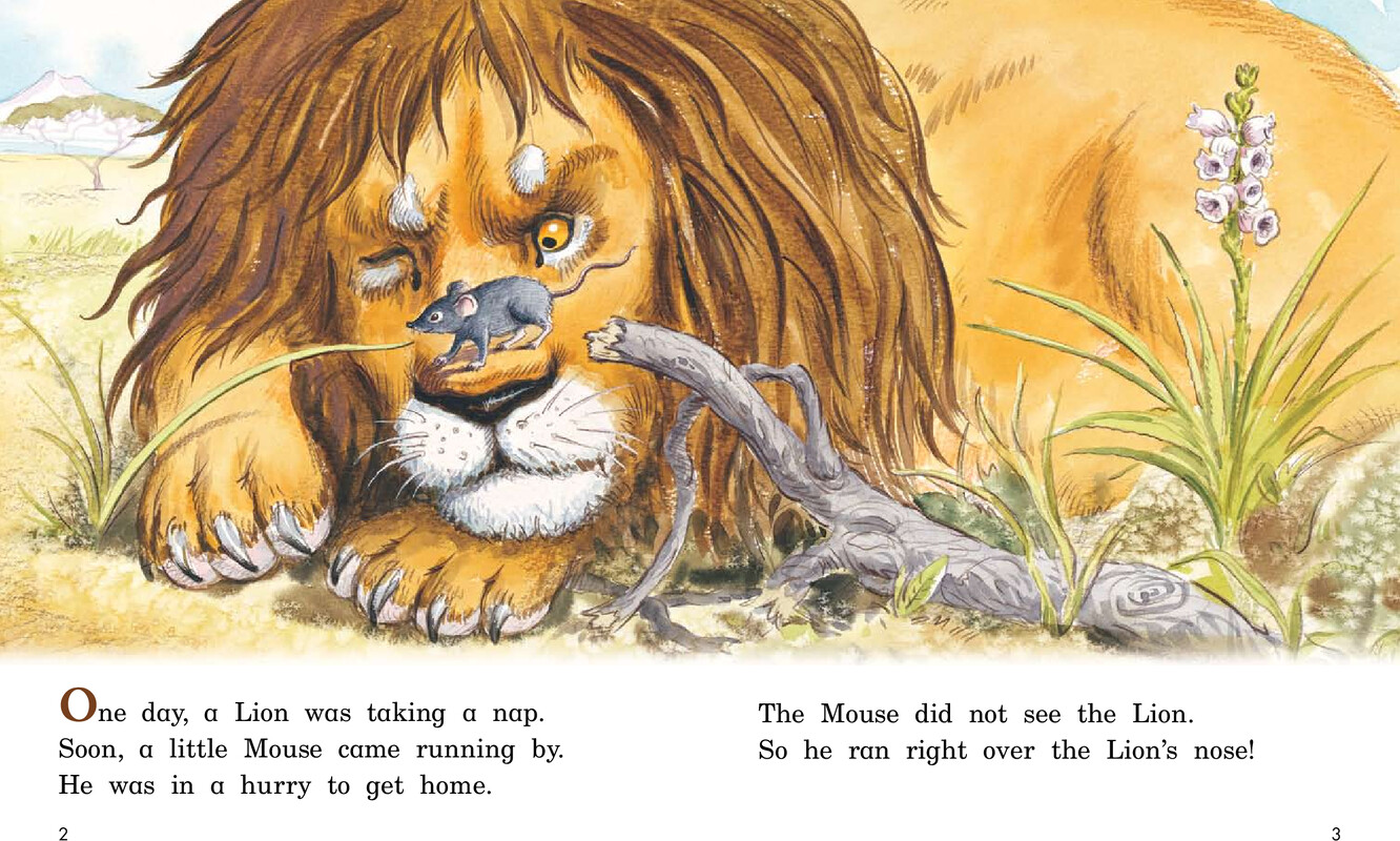 The Lion And The Mouse绘本故事第3页