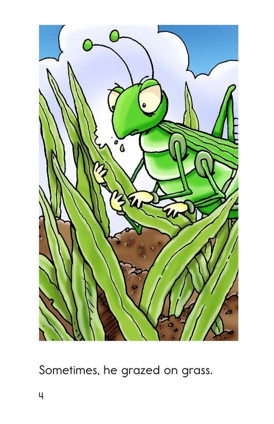 Grasshopper's Gross Lunch绘本故事第4页