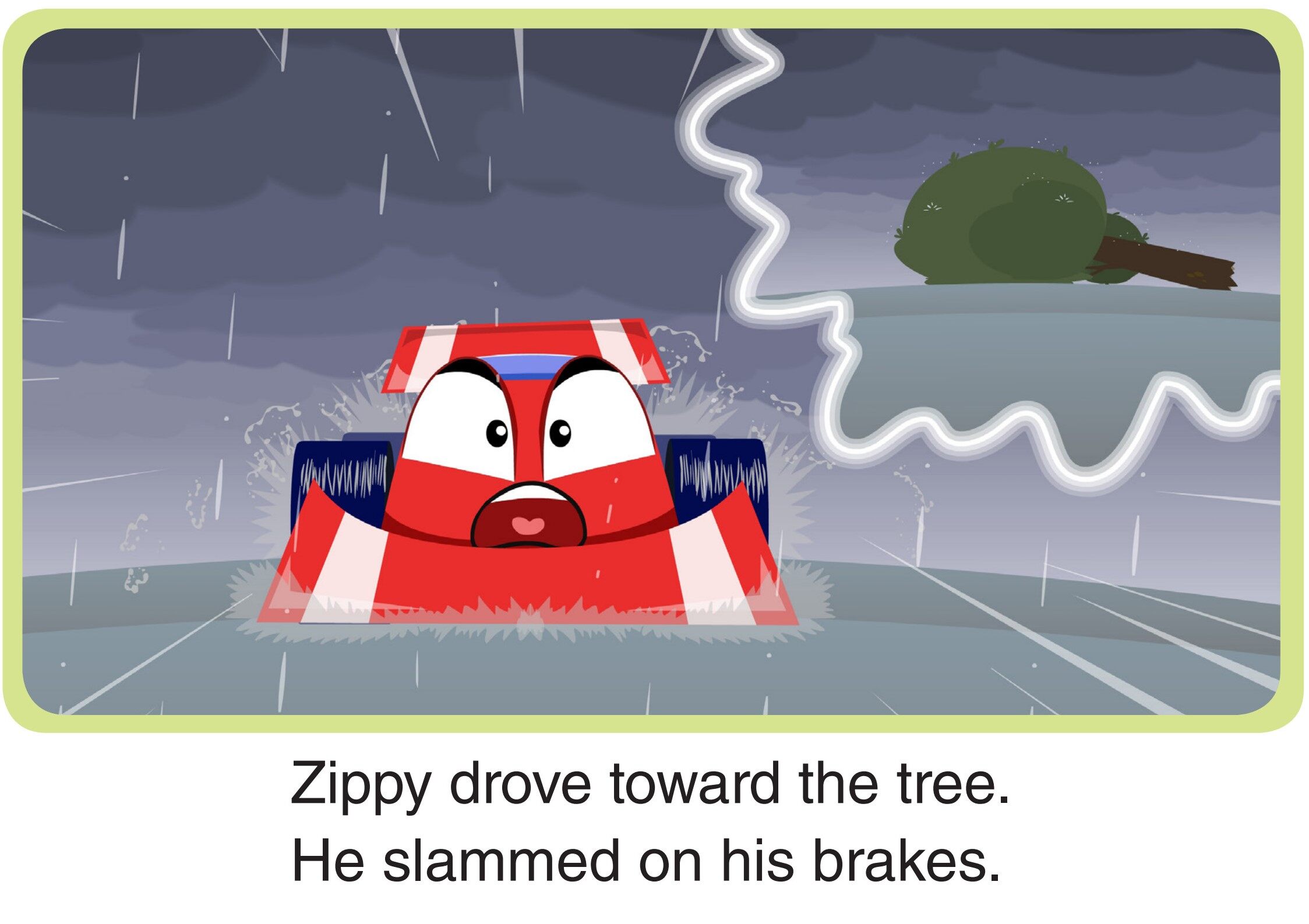 The Slippery Racetrack绘本故事第3页