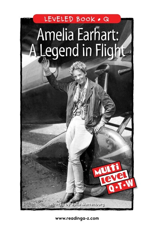 Amelia Earhart A Legend in Flight绘本故事第2页