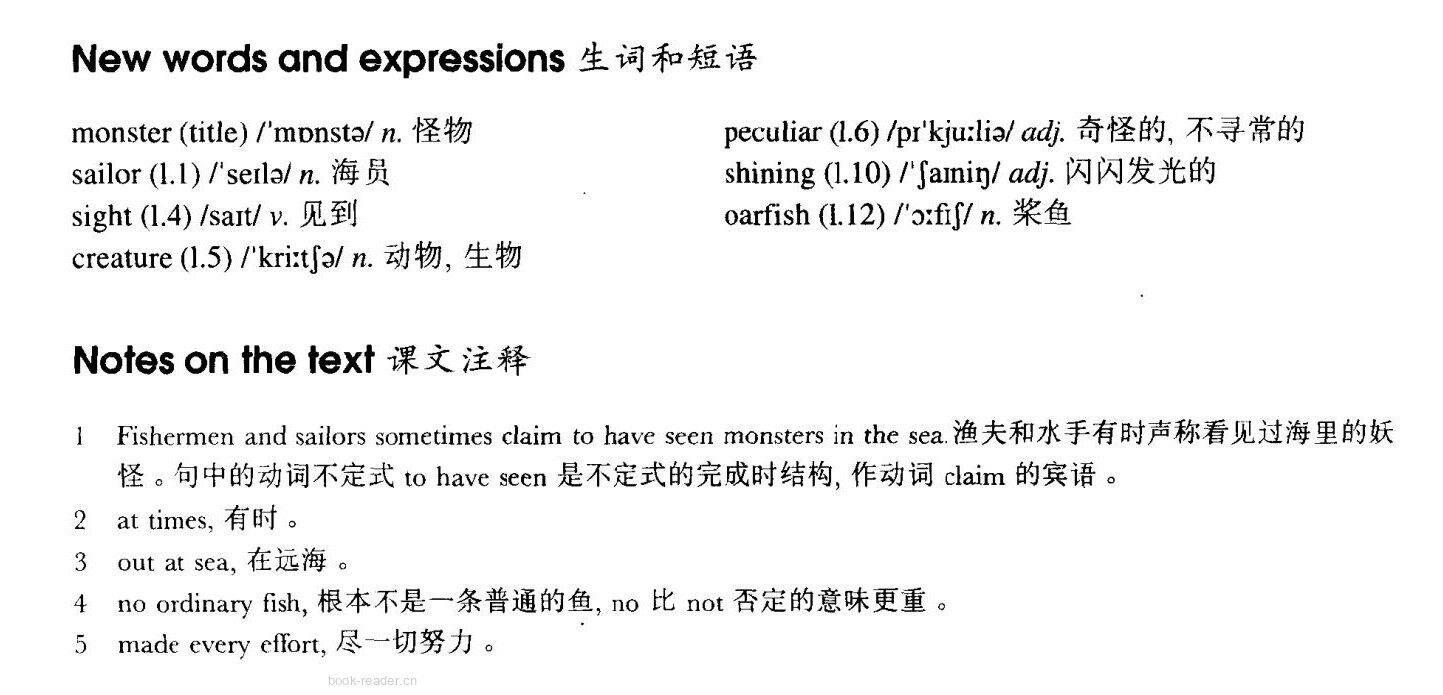 82 Monster or fish?绘本故事第3页