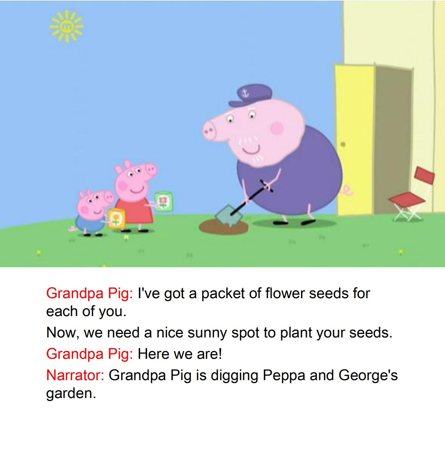 Peppa and George's Garden绘本故事第5页