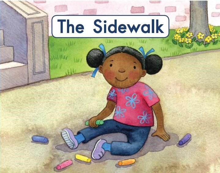 The sidewalk绘本故事第2页