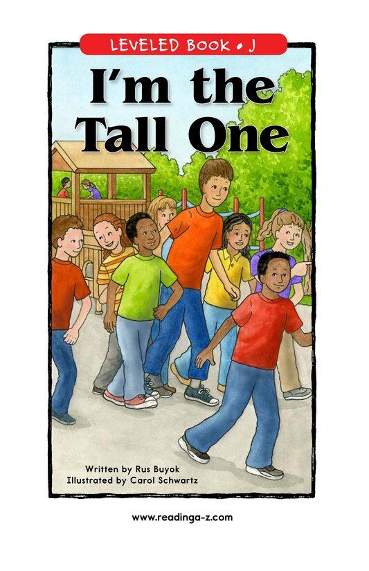 I'm the Tall One绘本故事第2页