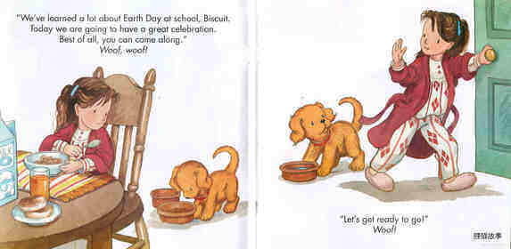 Biscuit's Earth Day Celebration绘本故事第4页