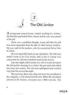 The Old Janitor 绘本故事第2页