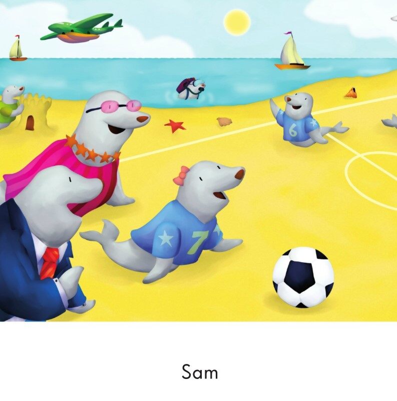 Seals and Soccer绘本故事第3页