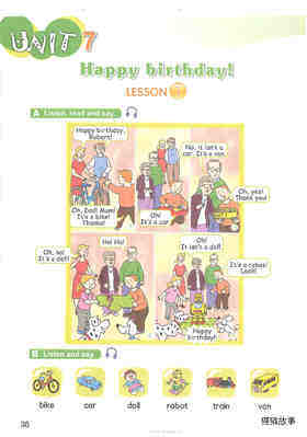 7 Happy birthday绘本故事第2页