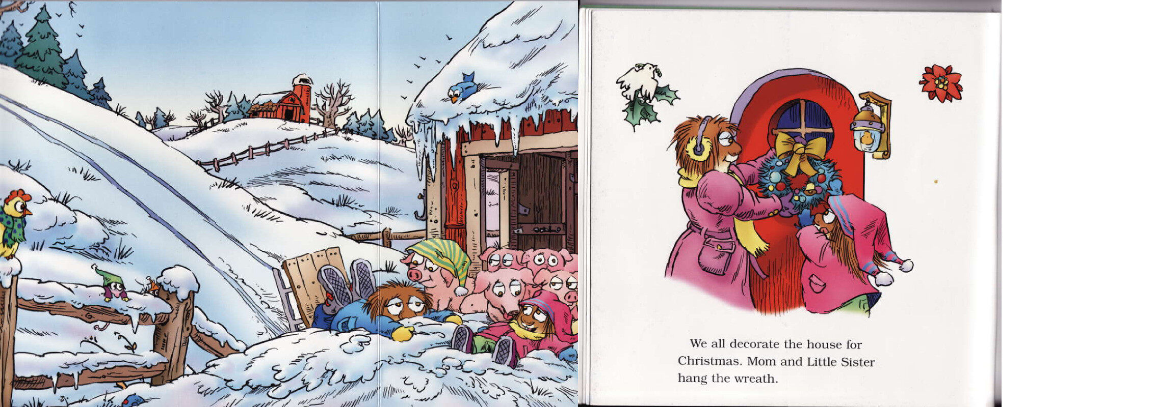 Merry Christmas Little Critter绘本故事第5页