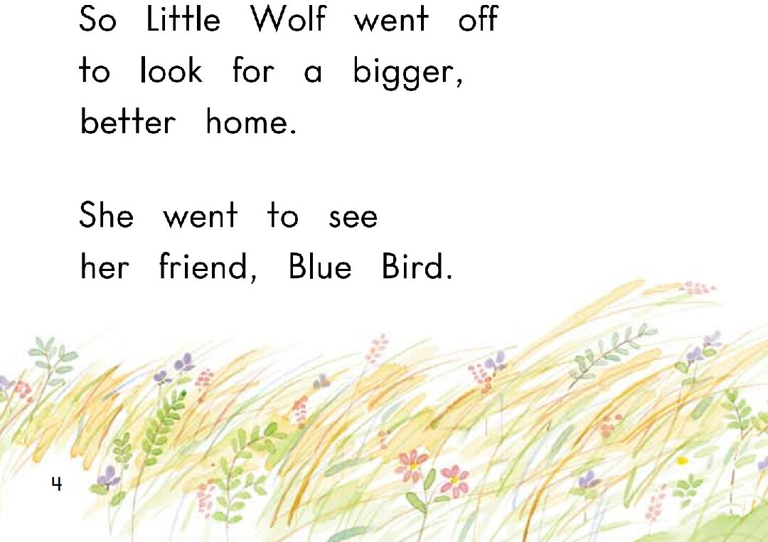 Little Wolf's New Home绘本故事第5页
