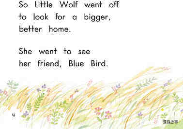 Little Wolf's New Home绘本故事第5页