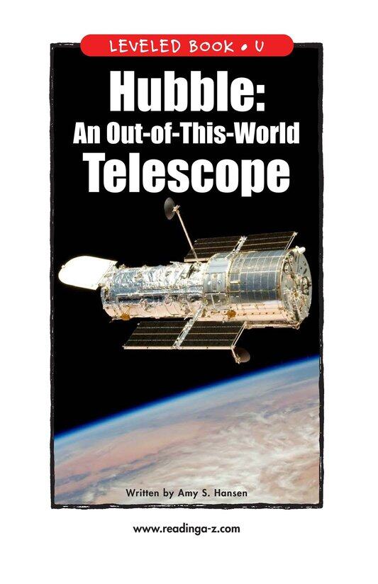 Hubble An Out of This World Telescope绘本故事第2页