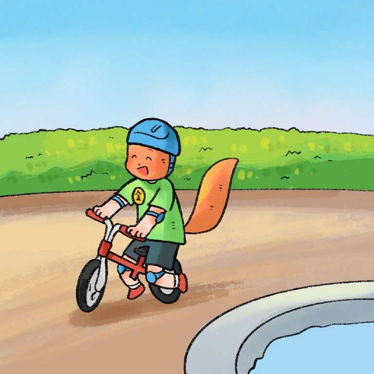 人群中骑车很危险绘本故事第3页