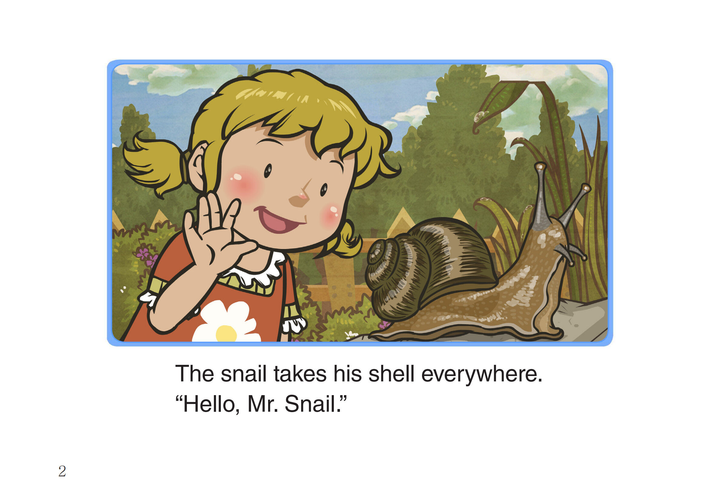 Visitors in My Garden绘本故事第3页