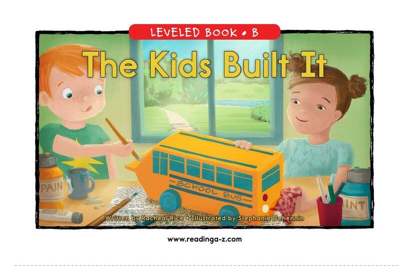 The Kids Built It绘本故事第2页