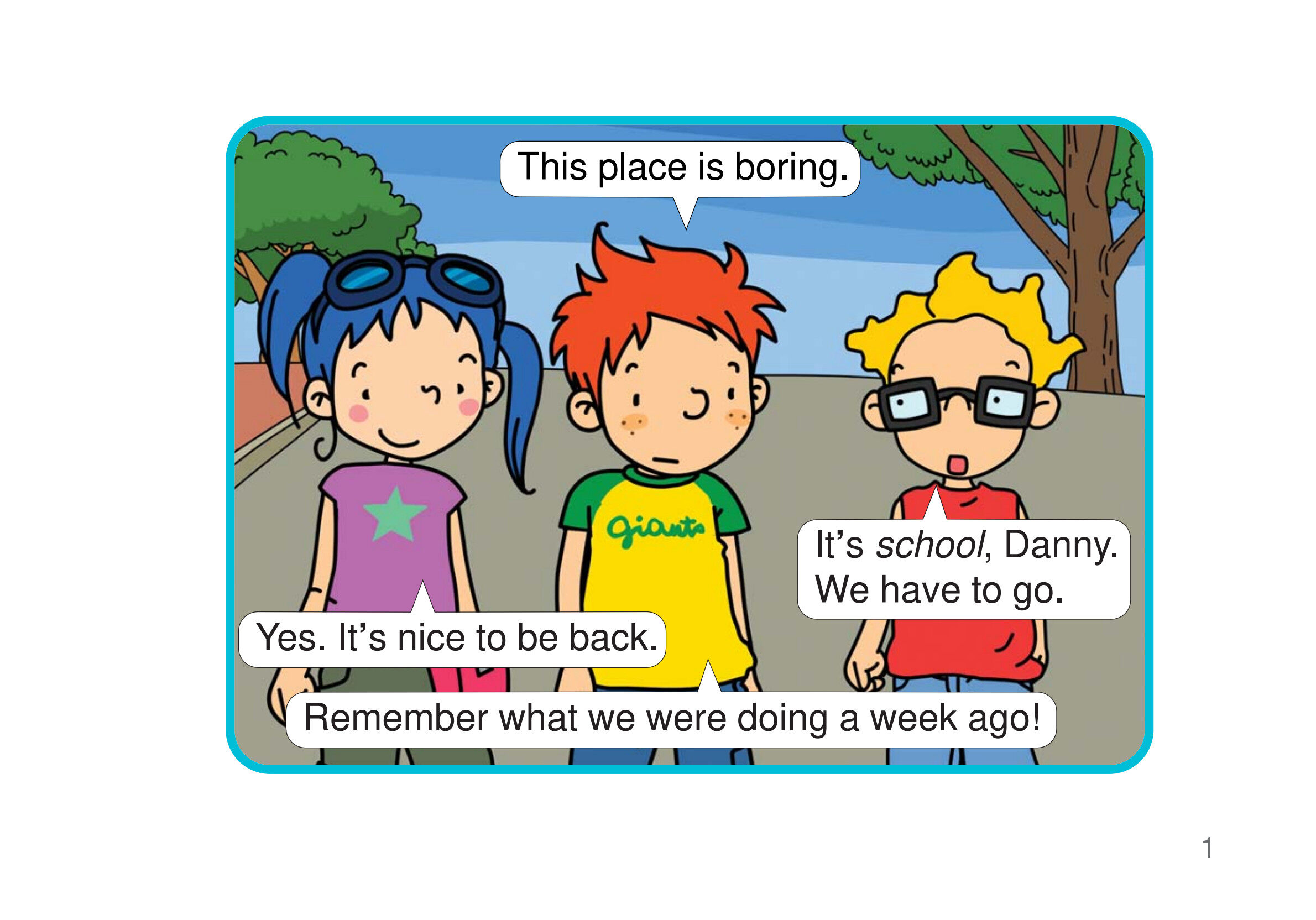 Home and Bored绘本故事第2页