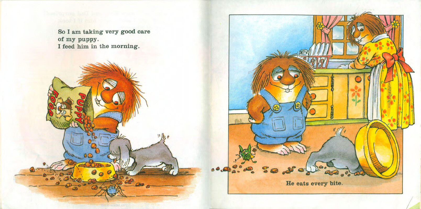 Just Me and My Puppy绘本故事第5页