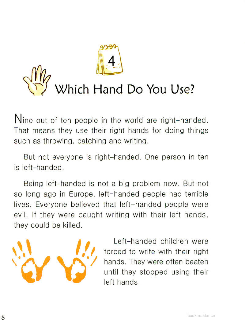 Which Hand Do You Use?绘本故事第2页