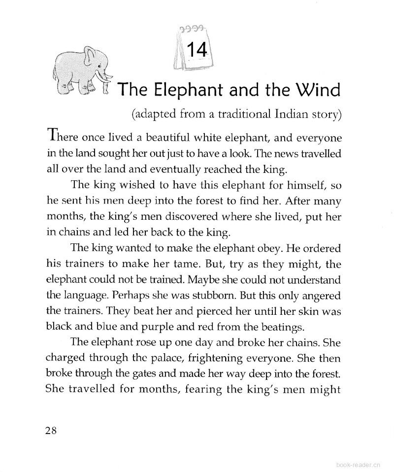 The Elephant and the Wind绘本故事第2页