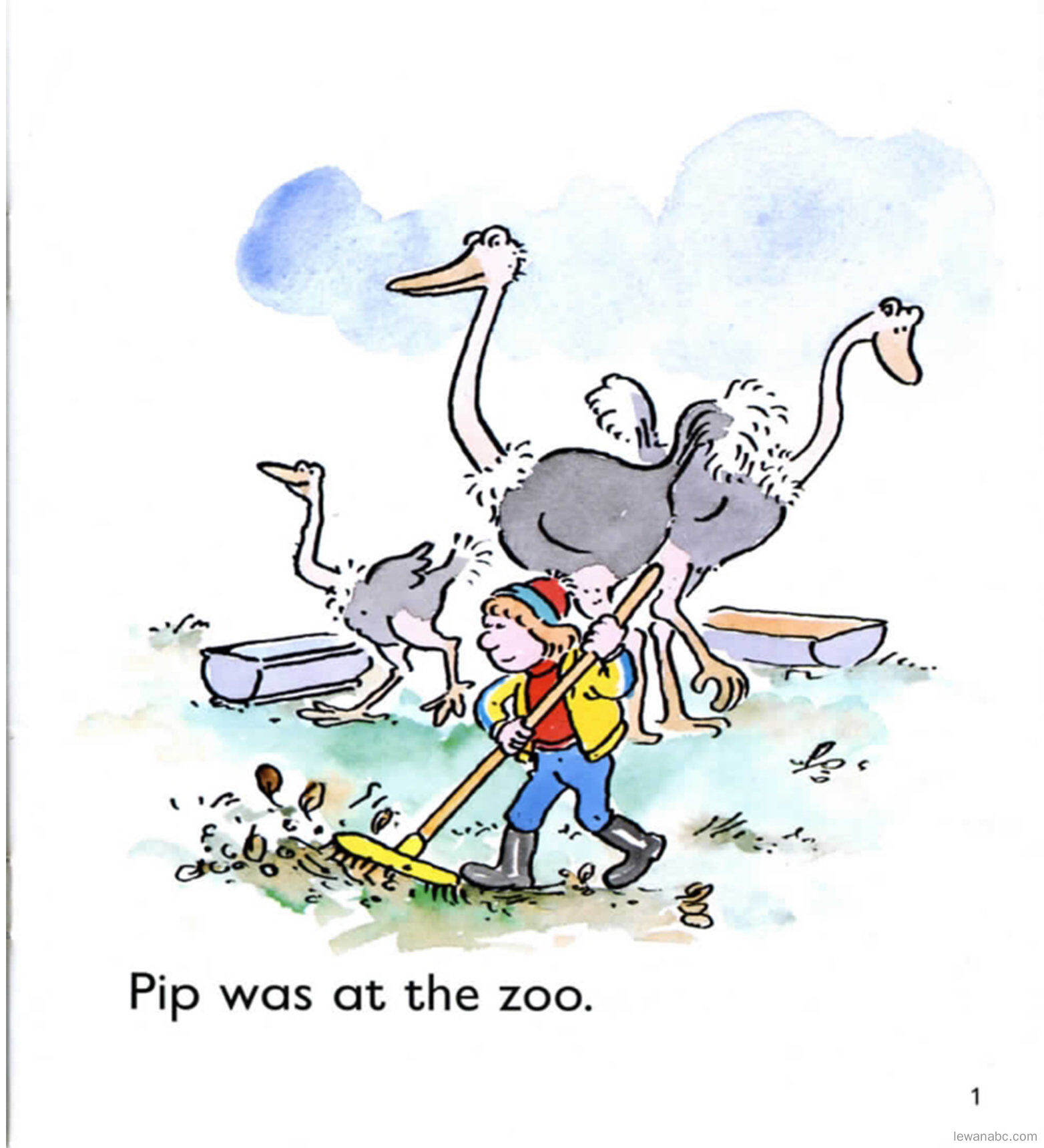 Pip and the Little Monkey绘本故事第3页