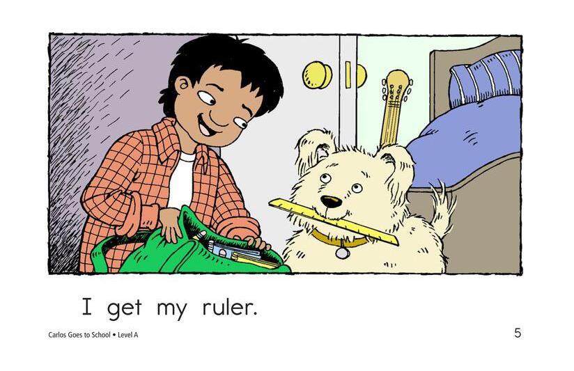 Carlos Goes to School绘本故事第5页