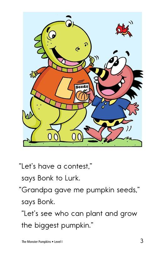 The Monster Pumpkins绘本故事第3页