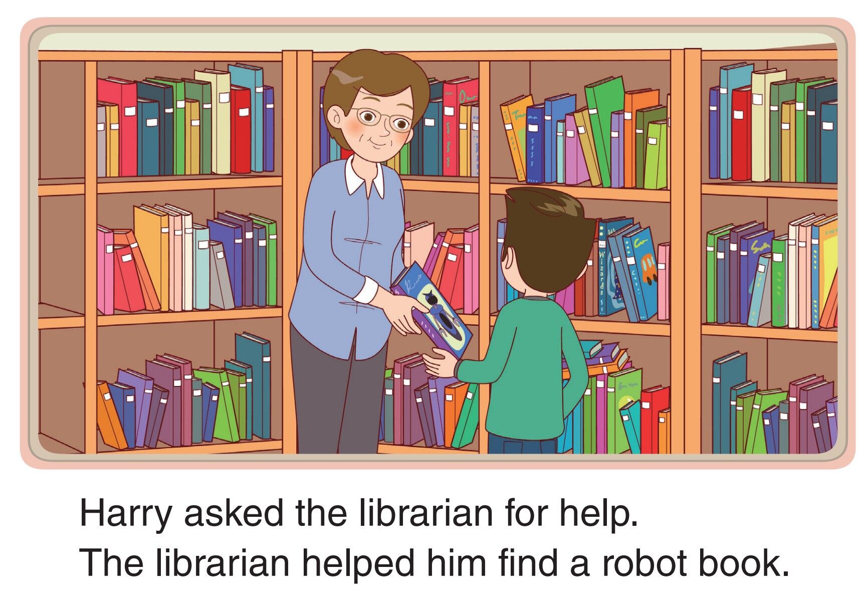 Oliver's Library Book绘本故事第5页