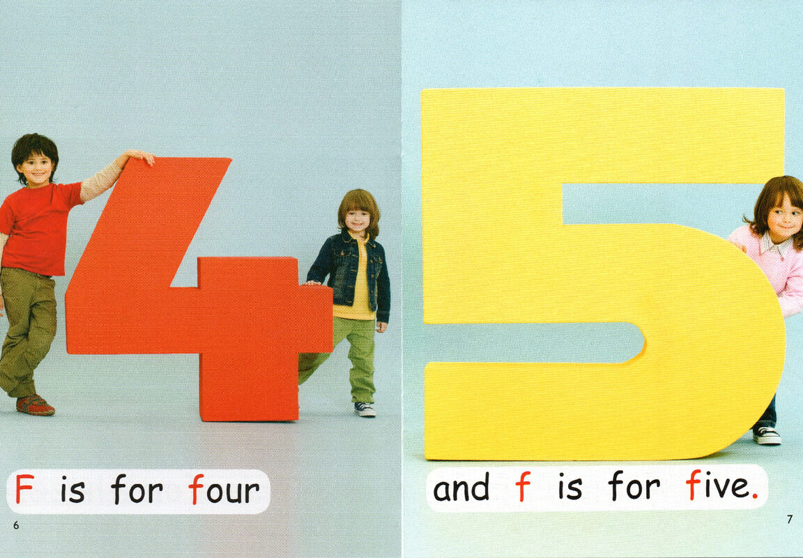 name the numbers绘本故事第5页