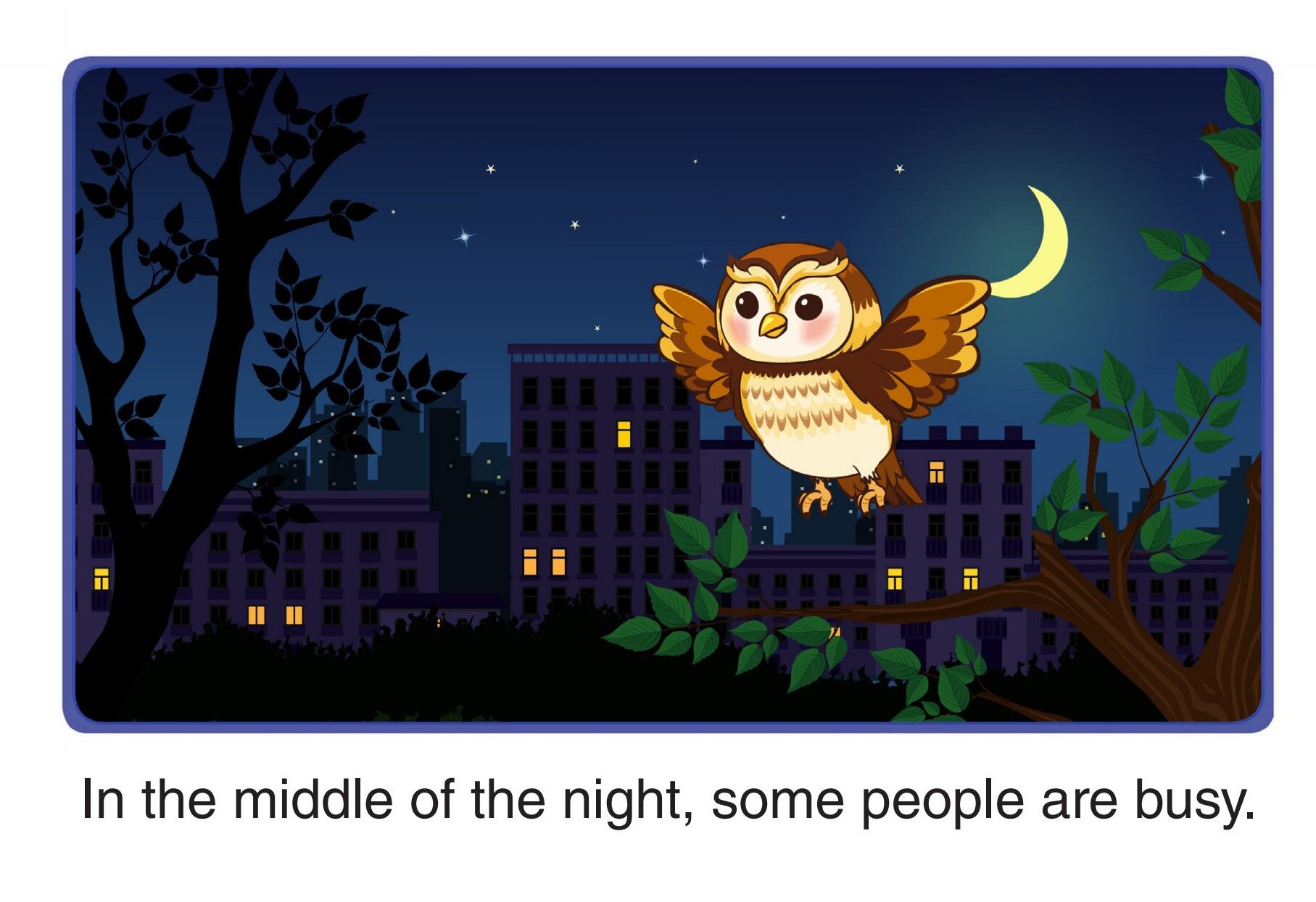 In the Middle of the Night绘本故事第2页