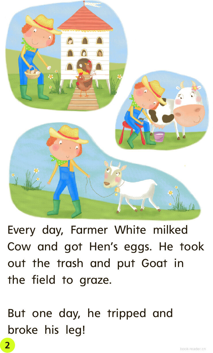 GK Beyond U09W2 Farmer White's Best Friend绘本故事第3页