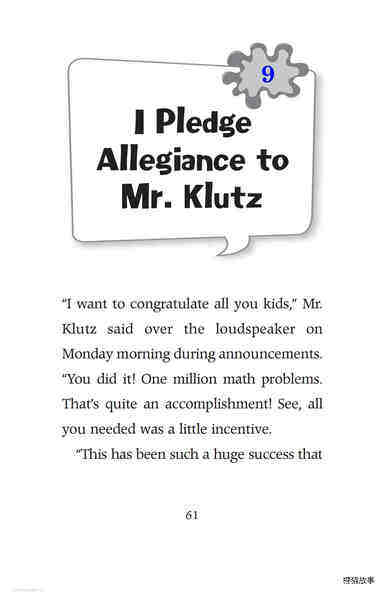 Chapter9 I Pledge Allegiance to Mr.Klutz绘本故事第2页