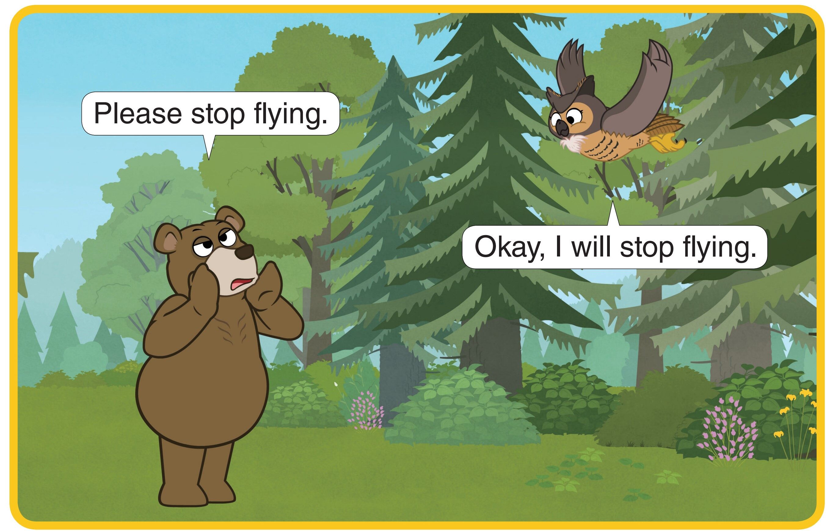 Please Stop绘本故事第3页