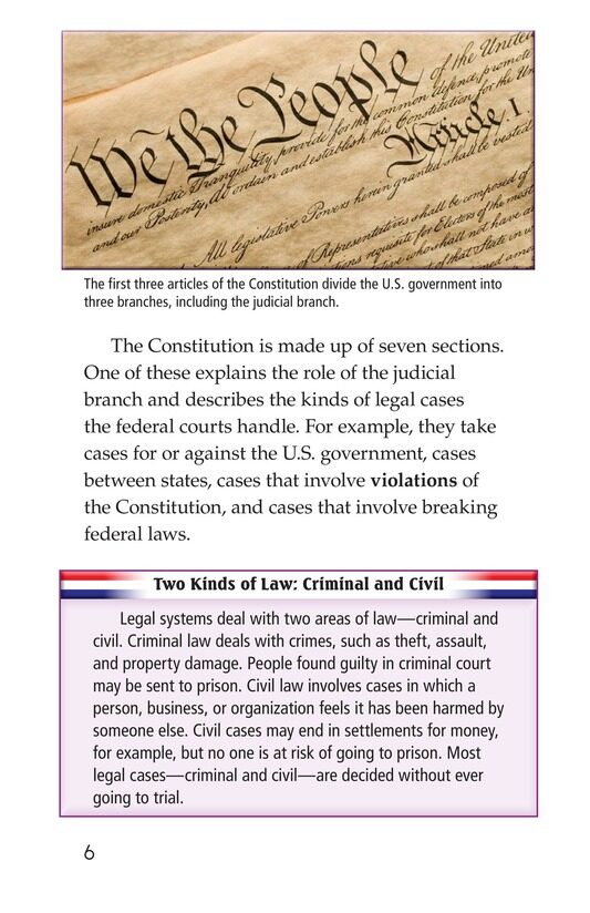 The Judicial Branch绘本故事第5页