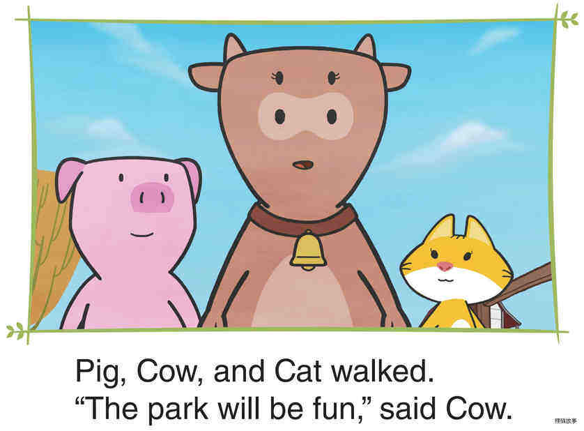 At the Park绘本故事第3页