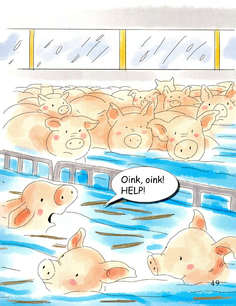 Swim with the Pigs-1绘本故事第3页