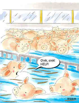 Swim with the Pigs-1绘本故事第3页